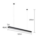 Ver imagem 3 de Lustre Pendente Nordecor Otan Bivolt Preto 3000k Luz Amarela