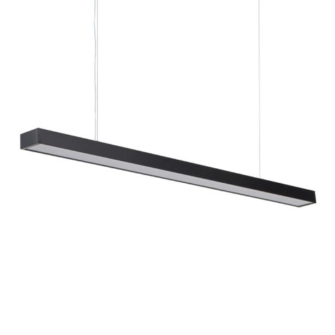 Lustre Pendente Nordecor Otan Bivolt Preto 3000k Luz Amarela