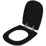 Tampa de Vaso Acrilico Sabatini Preto para bacia Icasa 6lpf - 2