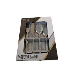 Faqueiro Bambu Elegant 16 Pcs Lyor Inox - 2
