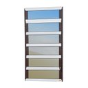 Ver imagem 1 de Janela de Alumínio Basculante 120x100cm Vidro Espelhado Elite Brimak