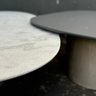 Conjunto de Duas Mesas de Centro Orgânica 100 Cm Mármore e Laqueado - 6