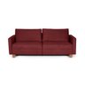 Sofá 3 Lugares 2,00m Fixo Veludo Plaza Bordô - Straub Web - 3