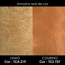 Ver imagem 5 de Poltrona Decorativa Verso Pes Madeira Linho Color Trend e Courino Tca 219 Tcs 727 Moll