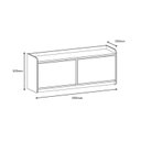 Ver imagem 4 de Sapateira para Quarto 2 Portas Dália