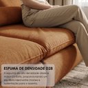Ver imagem 7 de Sofá Cama Retrátil e Reclinável Atenas Tecido Linhão 2,30m