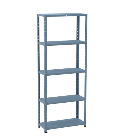 Estante de Estrutura Metálica com 5 Prateleiras 175cm(a)92acm(l)40cm(p) com Reforço Azul Dali