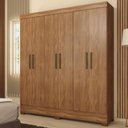 Ver imagem 1 de Guarda Roupa Casal 6 Portas e 2 Gavetas Dallas - Amêndola Touch