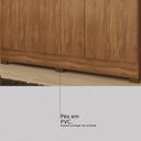 Ver mais imagens de Guarda Roupa Casal 6 Portas e 2 Gavetas Dallas - Amêndola Touch