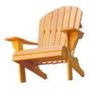 Ver imagem 1 de Cadeira Adirondack Jardim Externa Madeira Garapa com Stain