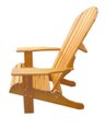Ver imagem 3 de Cadeira Adirondack Jardim Externa Madeira Garapa com Stain