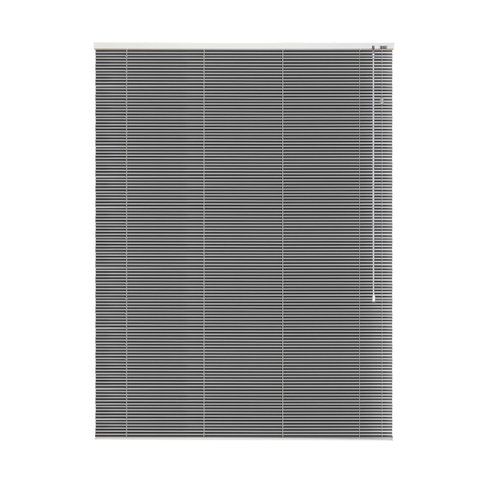 Persiana Horizontal 16mm Metálico 1,60 X 2,20 Aço Escovado Alumínio