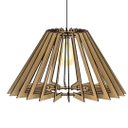 Ver imagem 1 de Luminária Teto tipo Pendente PIRÂMIDE  MDF Completa - MDF CRU