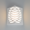 Ver imagem 1 de Arandela Alumínio Efeito Luminoso Interno ou Externo - 6222 Branco Texturizado