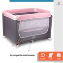 Ver imagem 5 de Berço Cercado Desmontável Portátil Chiqueirinho Confort Rosa