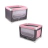 Berço Cercado Desmontável Portátil Chiqueirinho Confort Rosa - 1