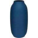 Ver imagem 1 de Vaso Decorativo Enfeite Casa Redondo Home&co Cerâmica 28x13x13cm Azul
