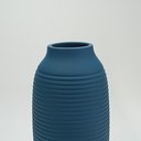 Ver imagem 7 de Vaso Decorativo Enfeite Casa Redondo Home&co Cerâmica 28x13x13cm Azul