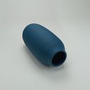 Ver imagem 3 de Vaso Decorativo Enfeite Casa Redondo Home&co Cerâmica 28x13x13cm Azul