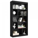 Ver mais imagens de Estante para Livros 4 Prateleiras 181CMX186CM Home Office Espresso Móveis Preto
