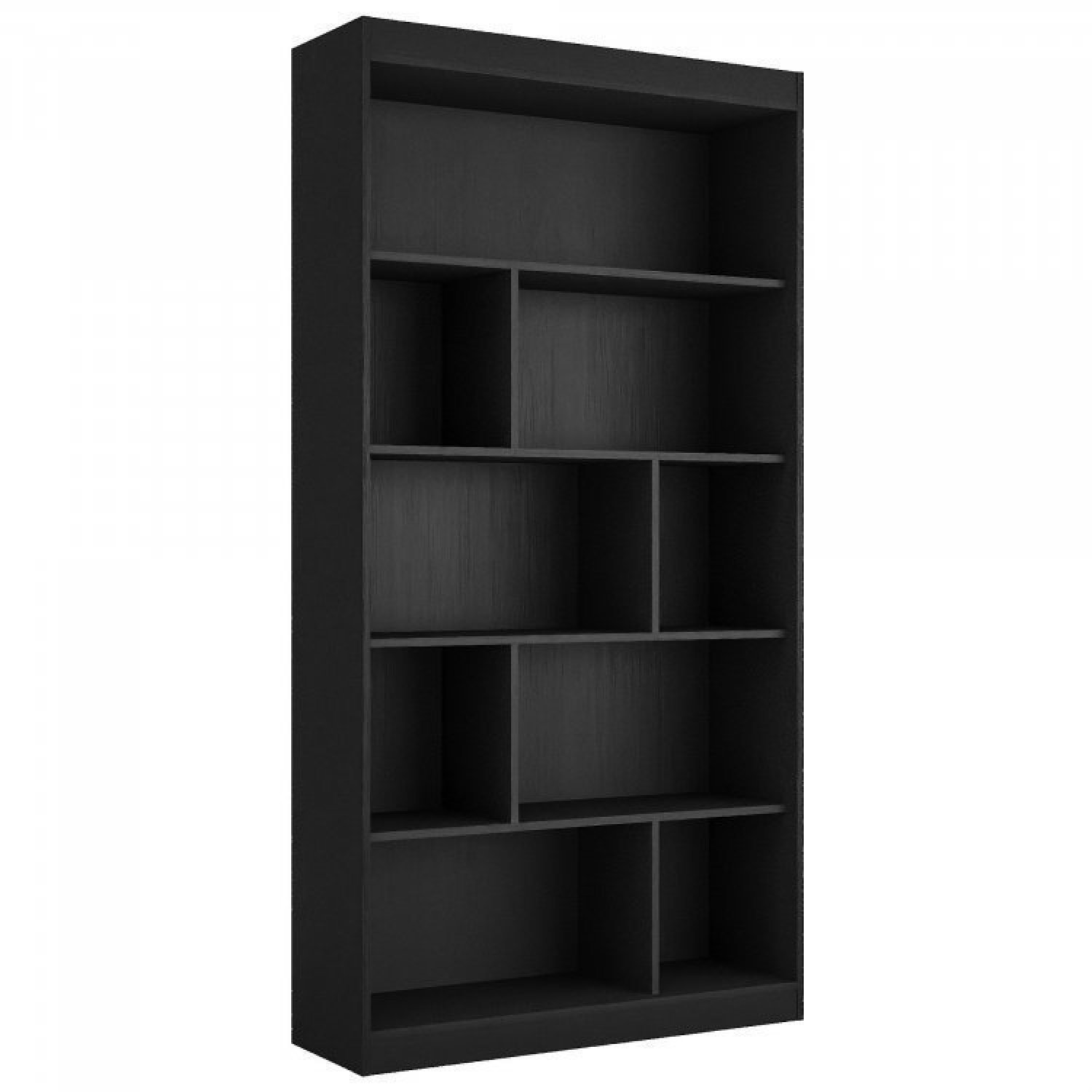 Estante para Livros 4 Prateleiras 181cmx186cm Home Office Espresso Móveis - 6