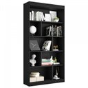 Ver imagem 7 de Estante para Livros 4 Prateleiras 181CMX186CM Home Office Espresso Móveis Preto