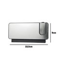 Ver imagem 6 de Relogio Alarme Led Espelhado Usb com Projetor de Hora Preto