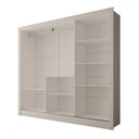 Ver imagem 5 de Guarda-roupa Casal Sophia Slim 3 Portas com Espelho - Panorama Móveis