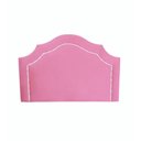 Ver imagem 2 de Cabeceira Estofada Provençal com Tachas - Veludo Rosa