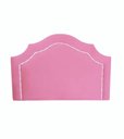 Ver imagem 2 de Cabeceira Estofada Provençal com Tachas - Veludo Rosa