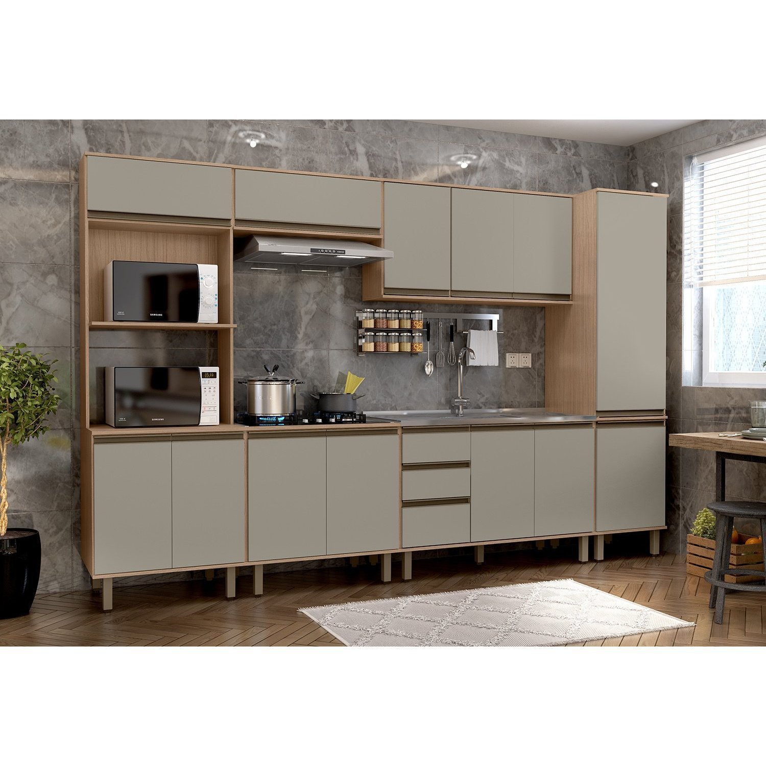 Paneleiro Torre Quente 3 Portas 2 Nichos para Forno Vicenza Espresso Móveis é boa?