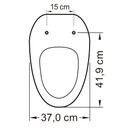 Ver imagem 5 de Assento Sanitário Poliéster Aloha/up Celite Aço Pergamon