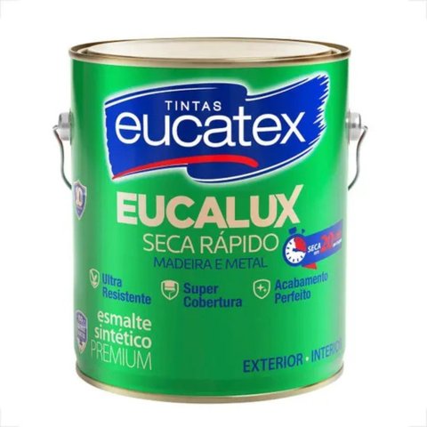 Esmalte Sintético Premium 3,6 L Cinza Médio - Eucatex