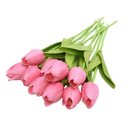 Ver imagem 2 de Kit 10 Tulipas Buque de Flores Delicadas Real Ao Toque
