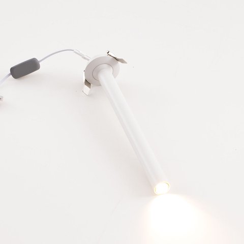 Spot Led Embutir Lea 33cm 5w 2700k 24° Direcionável Branco Nordecor St2924