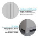 Ver imagem 6 de Armário Multiuso 2 Portas com Chave 100% MDF Prisma