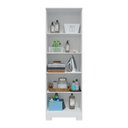 Ver mais imagens de Armário Multiuso 2 Portas com Chave 100% MDF Prisma Branco