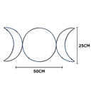 Ver imagem 2 de Lua Tríplice da Deusa Tríplice em Ferro 25x50