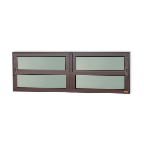 Basculante Alumínio 2 Seções 40 x 150 Elite V.Boreal Marrom Corten Brimak