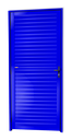 Ver imagem 1 de Porta Veneziana Alumínio 86 Dir. Azul Brimak