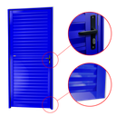 Ver imagem 2 de Porta Veneziana Alumínio 86 Dir. Azul Brimak