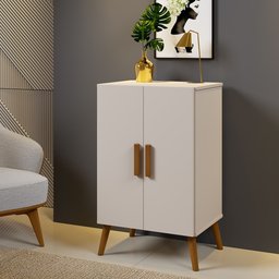 Organizador Armário Multiuso Cali Compacto e Funcional:off-white - 2