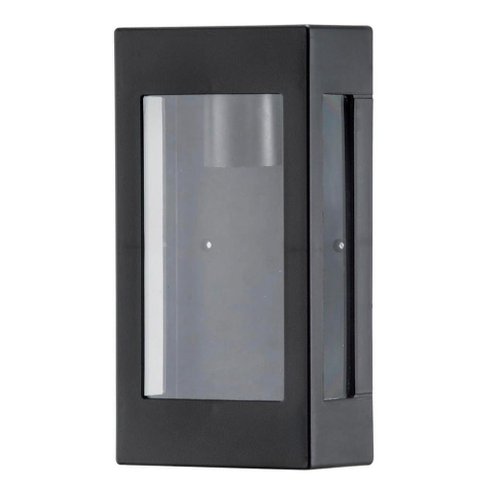 Arandela em Polipropileno Dital Preto com Lente Cristal 444 1xe27 25cm