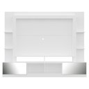 Ver imagem 3 de Estante Tv 65" Portas C/ Espelho Oslo Multimóveis V3390 Branca/Lacca Fumê Branco/Lacca Fumê