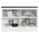 Ver imagem 3 de Balcão de Pia Cozinha 100% Mdf 120 Cm 2 Portas Branco Acordes Madesa Branco