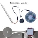 Ver imagem 4 de 2 Botões Touch, Interruptor de Espelho 12v, 3a, 36w, Sensor de Toque P/ Fita Led com Uma Cor de Luz