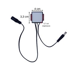 2 Botões Touch, Interruptor de Espelho 12v, 3a, 36w, Sensor de Toque P/ Fita Led com Uma Cor de Luz - 2