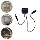 Ver imagem 1 de 2 Botões Touch, Interruptor de Espelho 12v, 3a, 36w, Sensor de Toque P/ Fita Led com Uma Cor de Luz