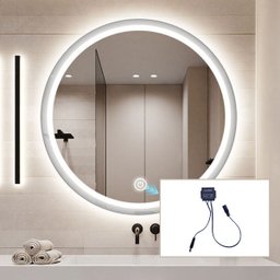 2 Botões Touch, Interruptor de Espelho 12v, 3a, 36w, Sensor de Toque P/ Fita Led com Uma Cor de Luz - 5