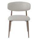 Ver imagem 2 de Cadeira Napoli Base Champagne - Pu Nude